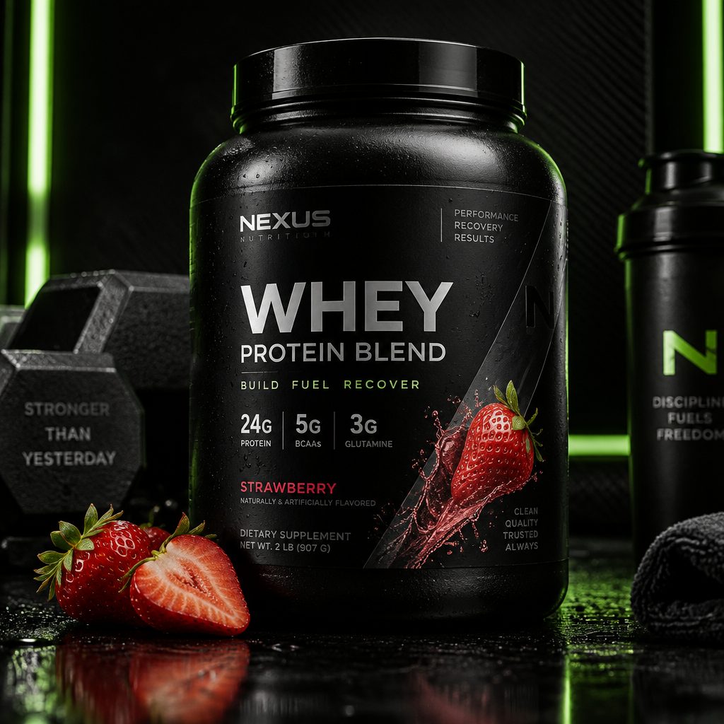 Whey Protein Blend Fresa — PureFuel Nutrition